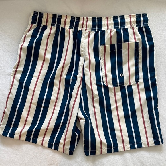 Striped Men's Swim Shorts - Picture 5 of 6